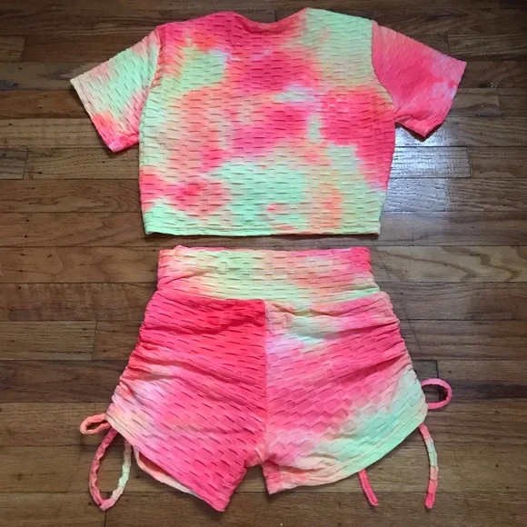 Matching Gym Set Shorts and Shirt - Picture 4 of 6